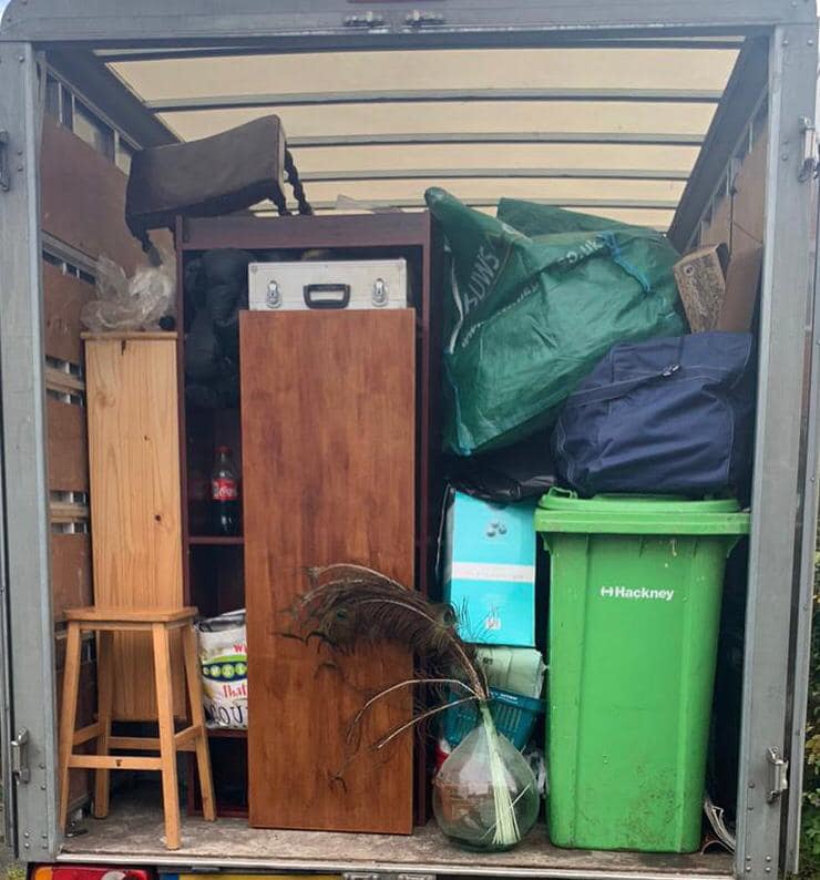 Glasgow Clearance team and removal van